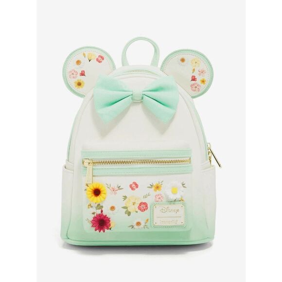Loungefly Disney Minnie Mouse Pressed Flower Bow Mini Backpack main image 4